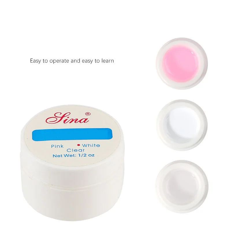 3 Colors Quick Dry Gel Extension Soak Off Jelly Building Nail Polish Bottle Uv Gel Manicure Diy Beauty Salon Gel Nail Polishes
