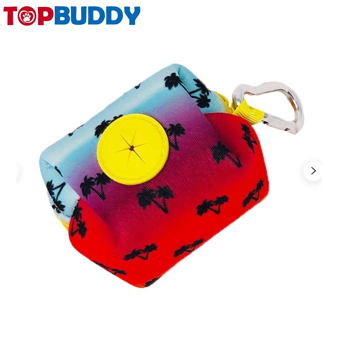 Neoprene Dog Poop Bag Dispenser with rubber grommet