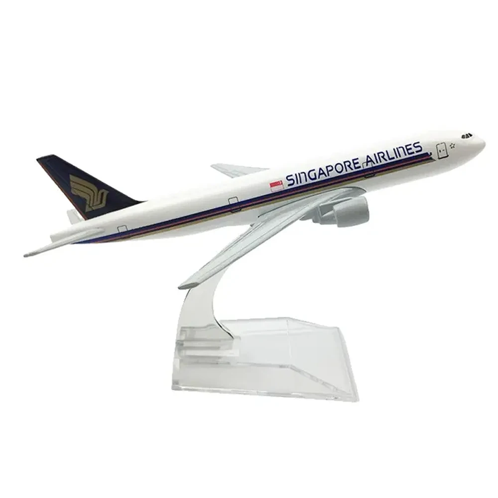 Модель самолета 16 см модель Singapore Airlines Boeing B747 литая из металлического 1/400 масштаба коллекционная Подарочная игрушка