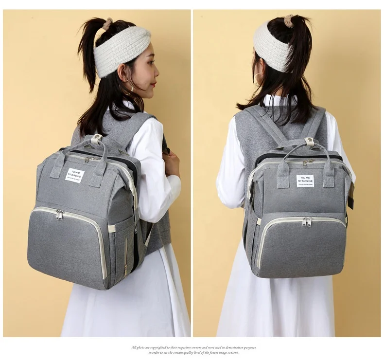 Bachoo Mother and Baby Outdoor Bag Bottle Insulation Diaper Multipurpose Waterproof Shoulder Bag OEM Large Capacity 2024 New