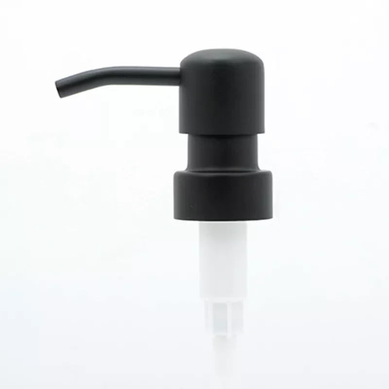 China Ningbo High-end stainless steel dispenser pump skin care soap UV metal lotion pump