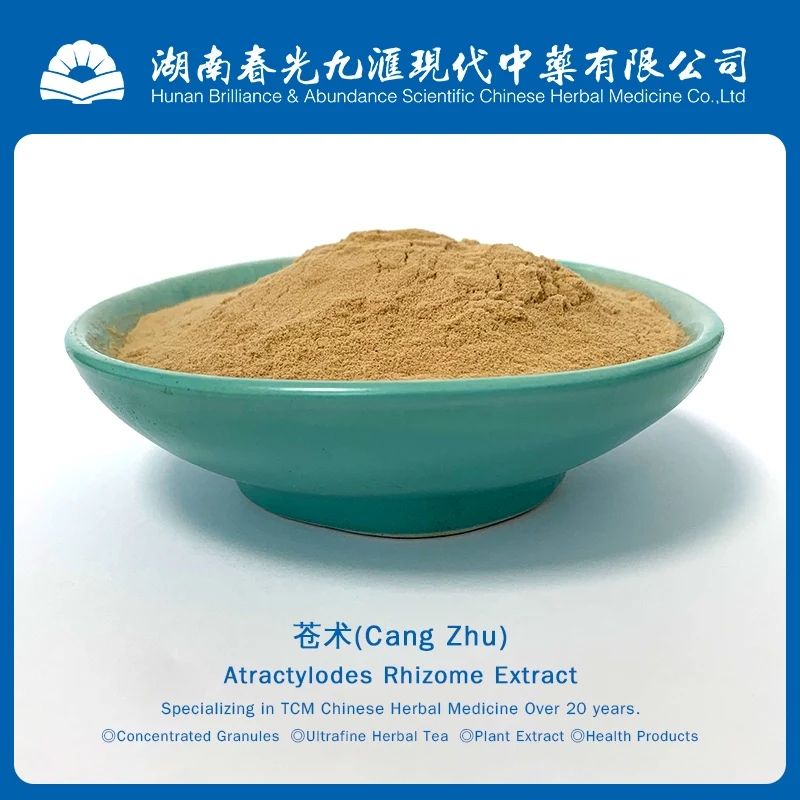 Pure Natural China Cang Zhu Wordlike Atractylodes Rhizome Extract Atractylodin HPLC for Sale