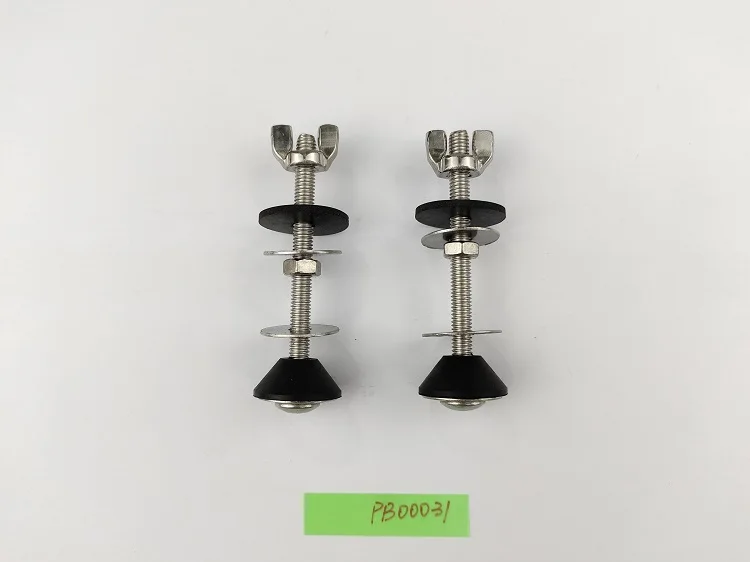 Custom wholesale stainless steel toilet water tank screw sealing ring rubber ring fixing