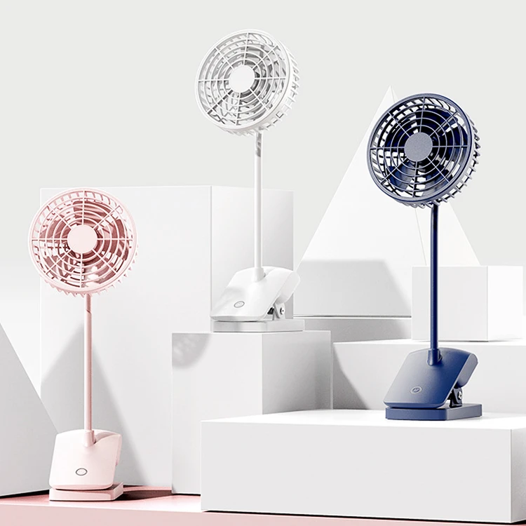 IMYCOO Hot Sale Factory Price Table Fan Adjustable USB Mini Car Fan Small Rechargeable Clip Fan