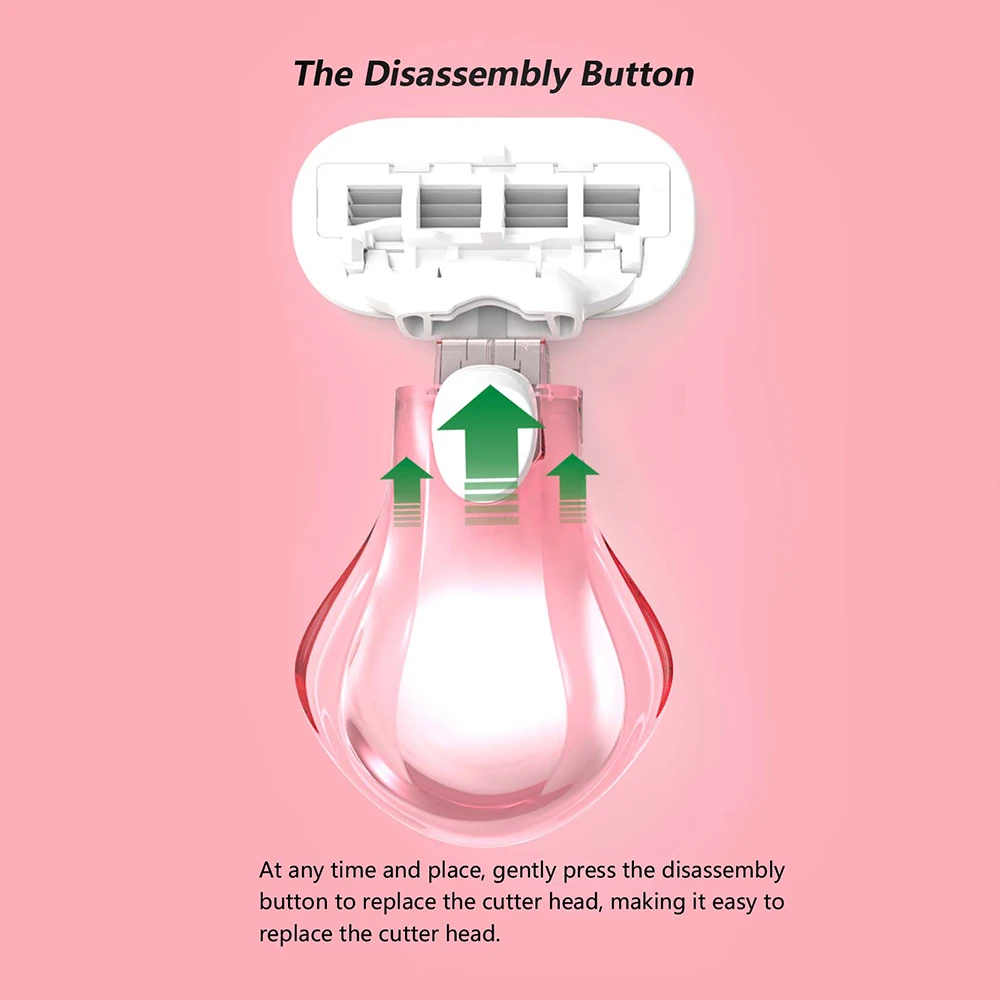 New Close Shave Razor Travel Case Flawless Mini Facial Hair Razor for Women