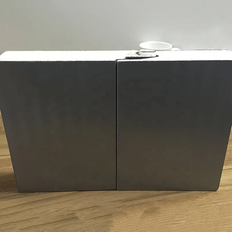 50mm Thickness Metal Curving panels One Groove Stucco Pattern Warm Color PU Sandwich Panel For Wall Use