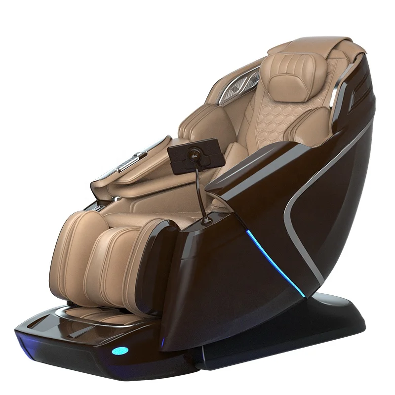 OEM Роскошный Многофункциональный AI Голосовое управление 4D 5D мягкий механизм сжатия воздуха невесомость космическая капсула массажное кресло