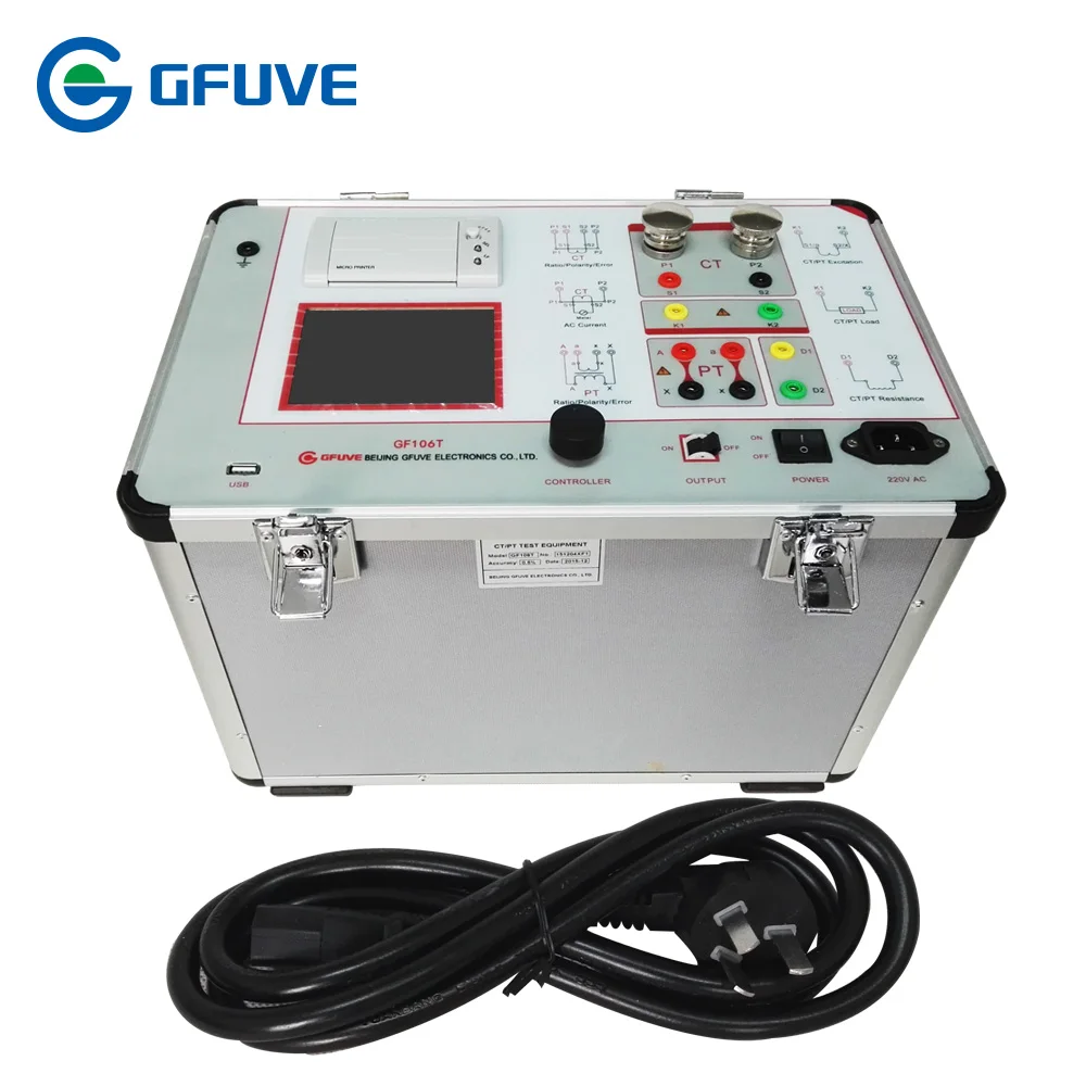 Portable current transformer tester with PT testing