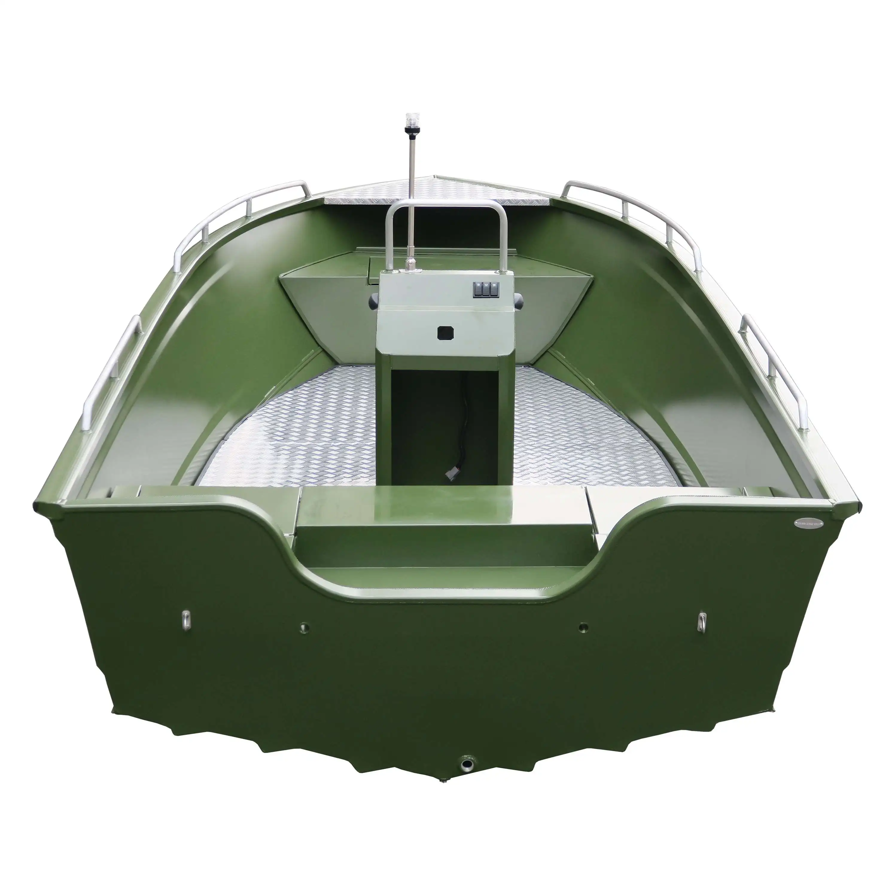 China G550 Boat Used 6 Person Boat Aluminum Fishing Vessel With Center Steering Console