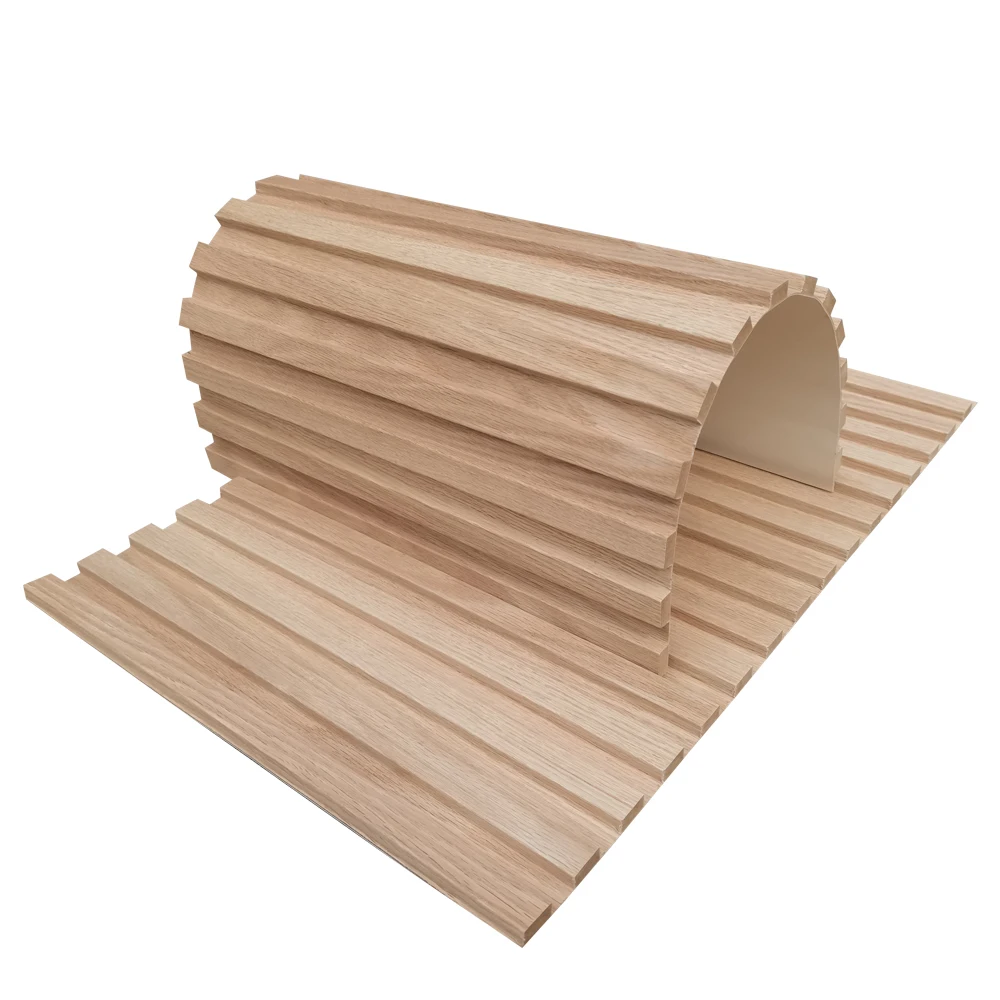 Super flexible fluted wall panel slat wall panel for interior decoration and furniture