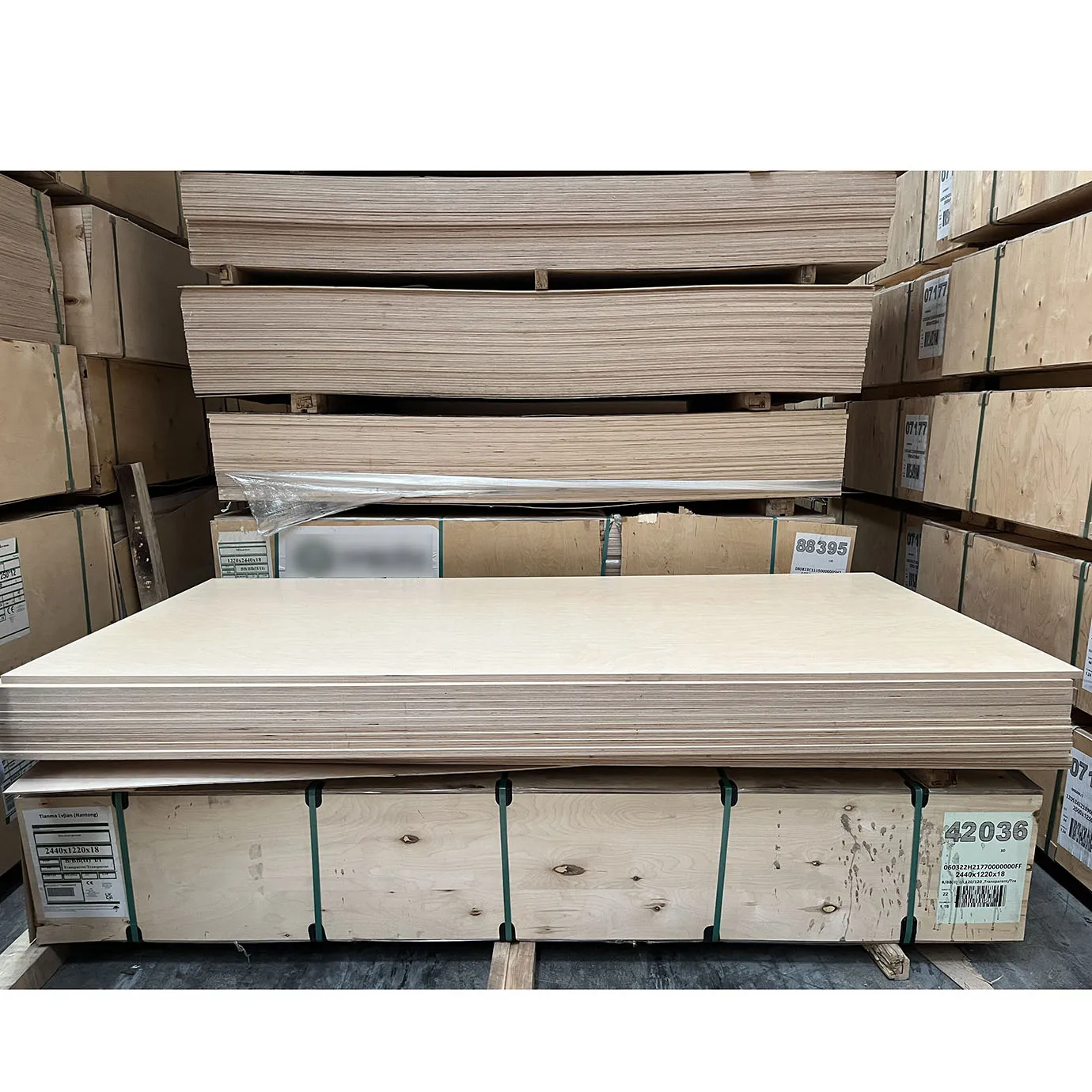 Custom 1525x1525 Mm Birch Plywood for Indoor Construction Interior