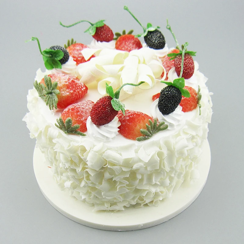Имитация свадебного торта/торта на день рождения модель еды для украшения магазина пирожных