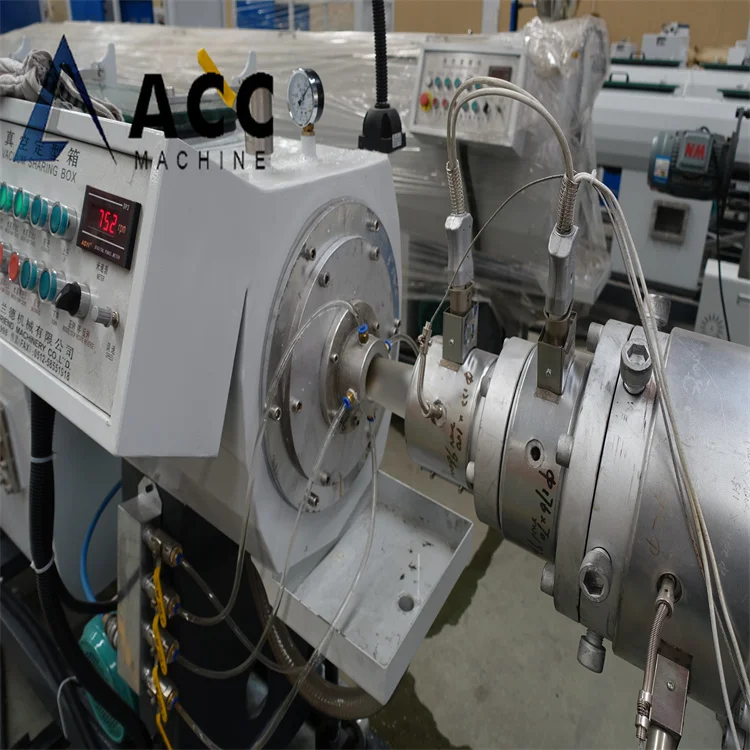 Manufacturer of PE TPU plastic rigid/soft pipe single screw extruder machine Siemens motor ABB/DELTA inverter