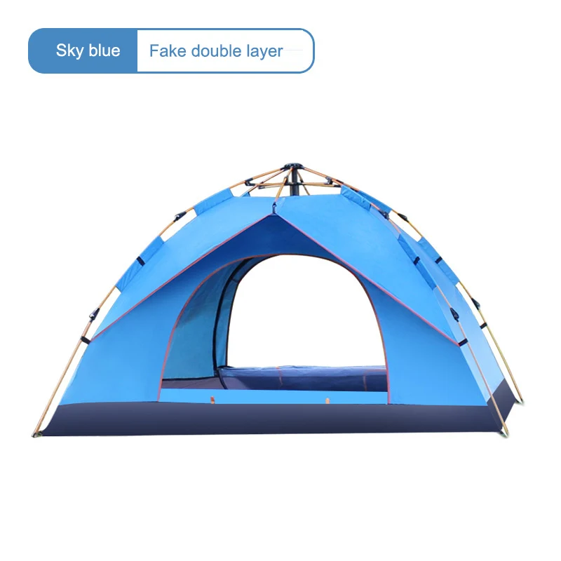 New arrival high quality Pop Up Tents Double Layer Waterproof Camping Outdoor for Family Manufacturers wholesale price fast ship