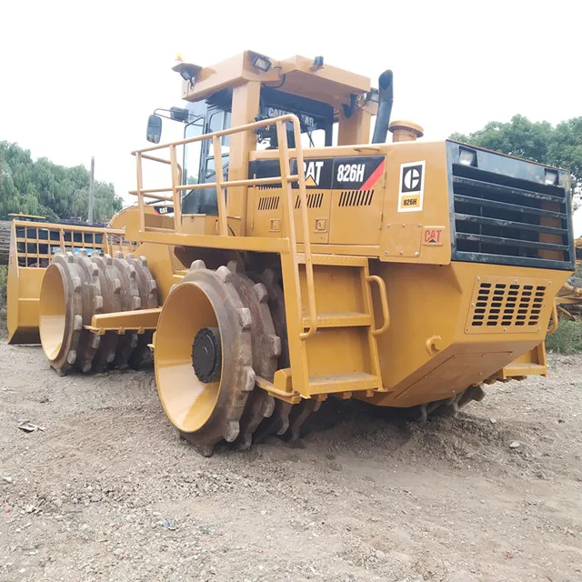 top factory Used Original japan Crawler Bulldozer CAT826H machine on sale in shanghai