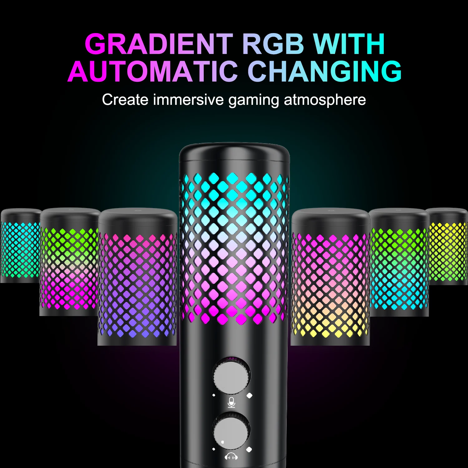 OEM Ifin NT USB RGB Game Cardioid Condenser Microphone