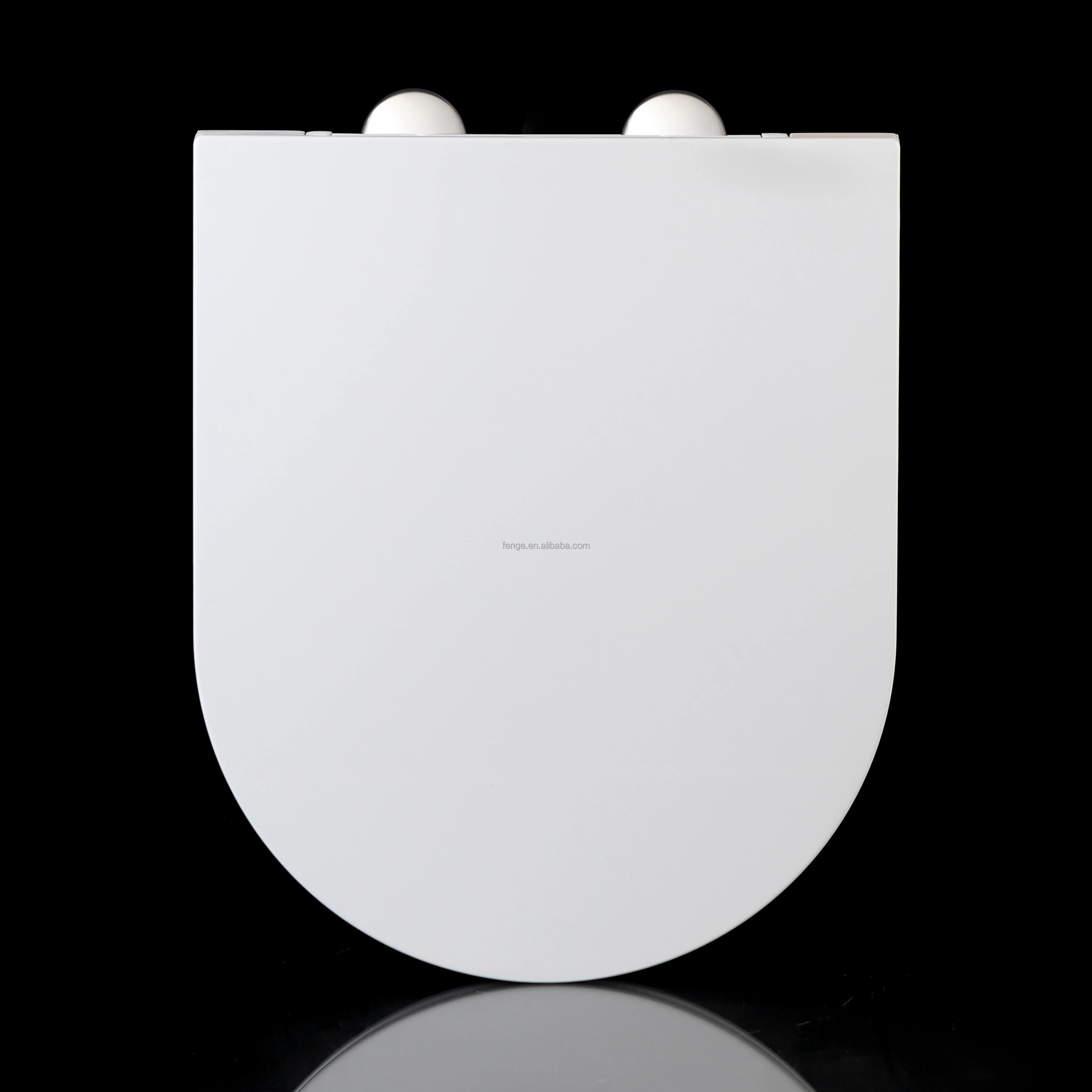UK hot sale D shape toilet seat large size quick release UF urea slim toilet seats lid