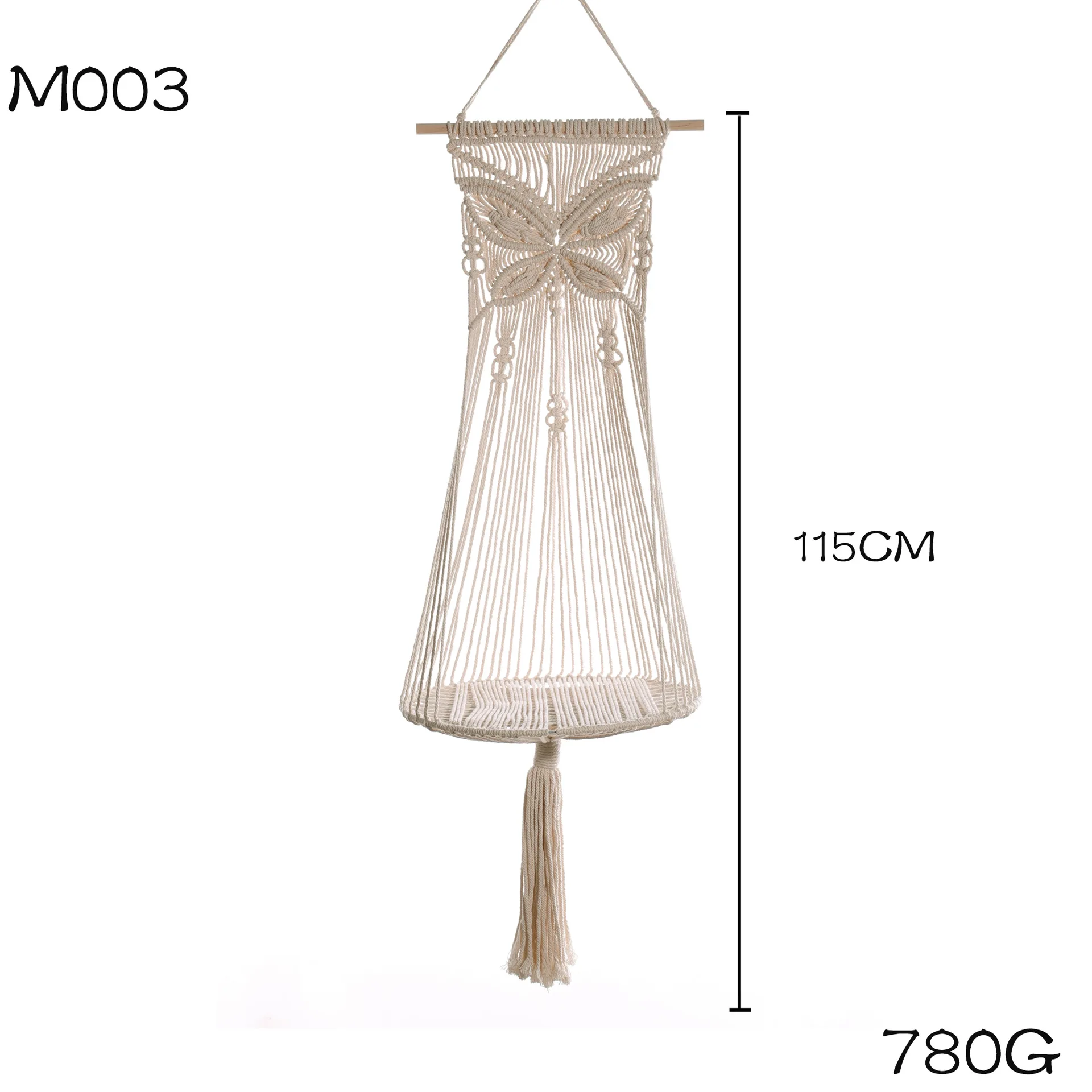Handcrafted Macrame Cat Hammock diy Bed Delicate Macrame Wall Hanging Can Be Storage Platform