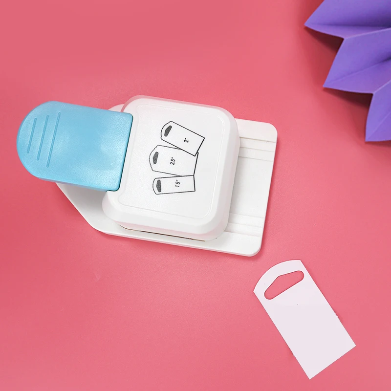 Factory direct sale high quality 3 in 1tag paper puncher for DIY paper craft