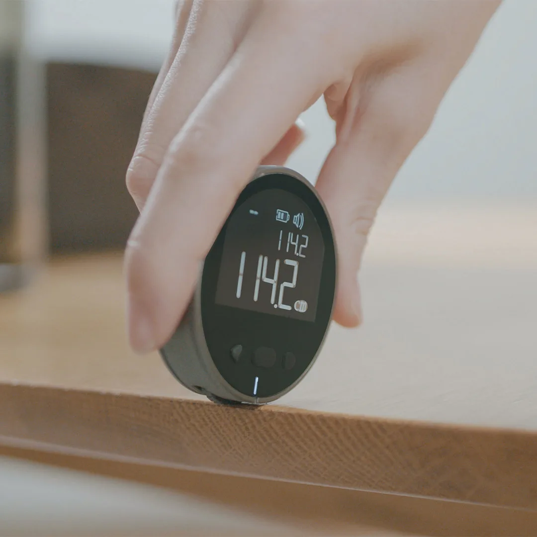Электронная линейка Xiaomi Mijia DUKA перезаряжаемая вращающаяся цифровая рулетка измерительная портативная многофункциональная с HD