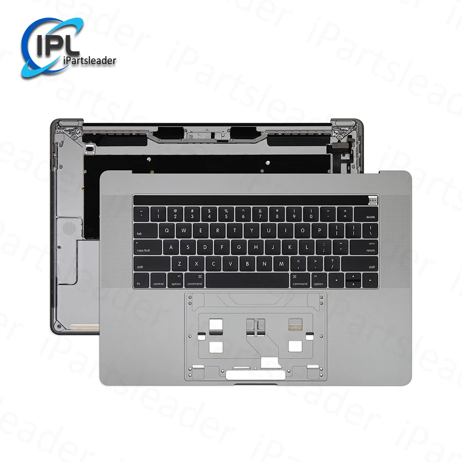 Оригинальный чехол A1707 Topcase с клавиатурой, серый, серебристый для Macbook Pro 15 дюймов, сенсорная панель Retina US UK, английская EMC 3072 EMC 3162