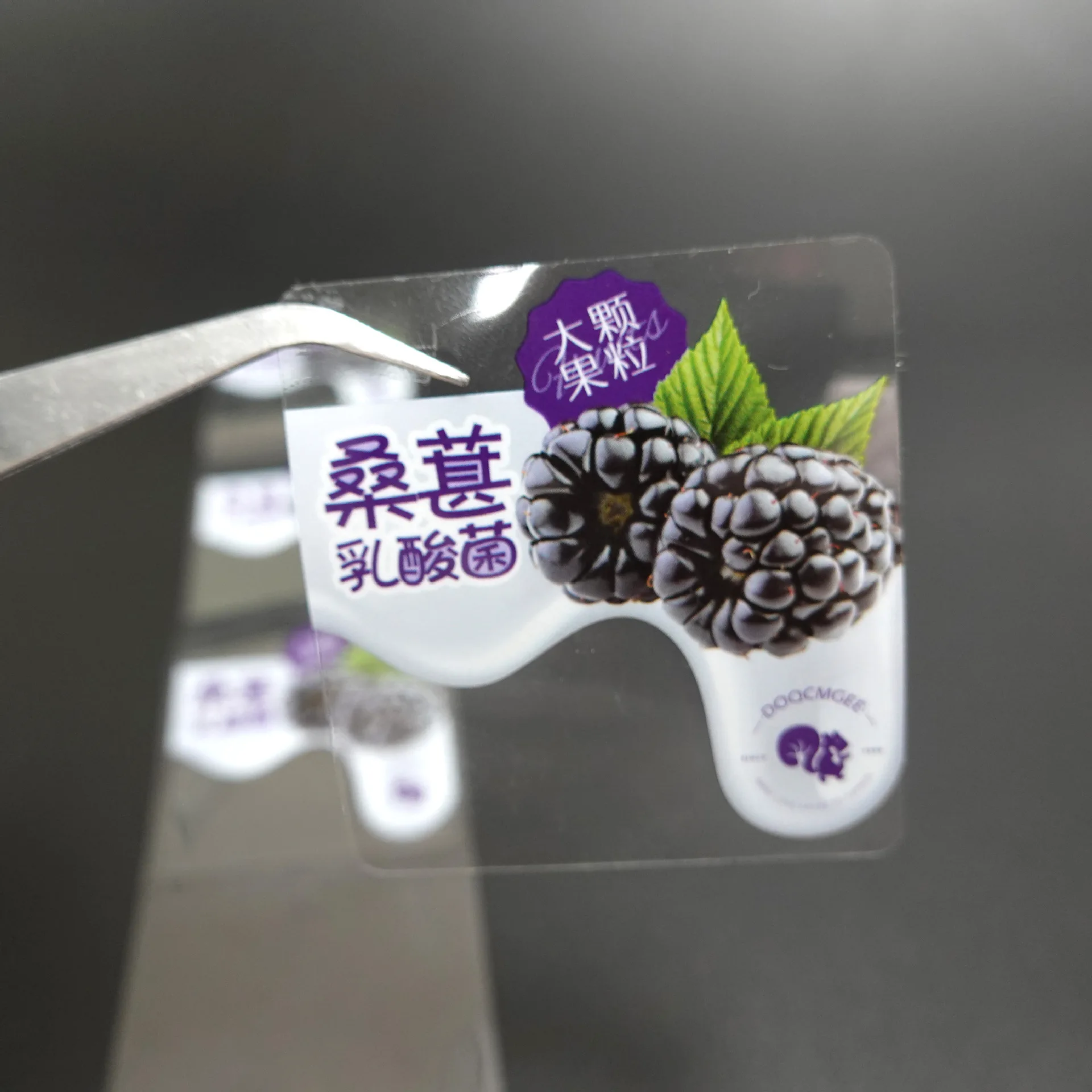Custom Colorful Transparent PVC Stickers Waterproof Self Adhesive Labels Clear Vinyl Decals for Packaging Branding Promotion