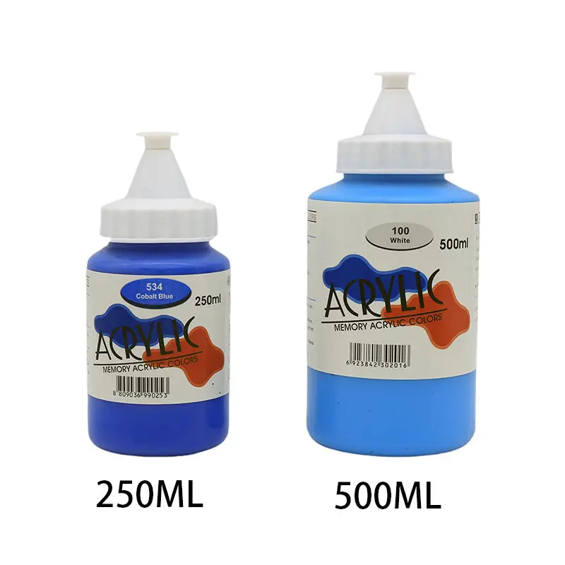 Memory Package 250 Ml 500 ML Acrylic Color Painting Set