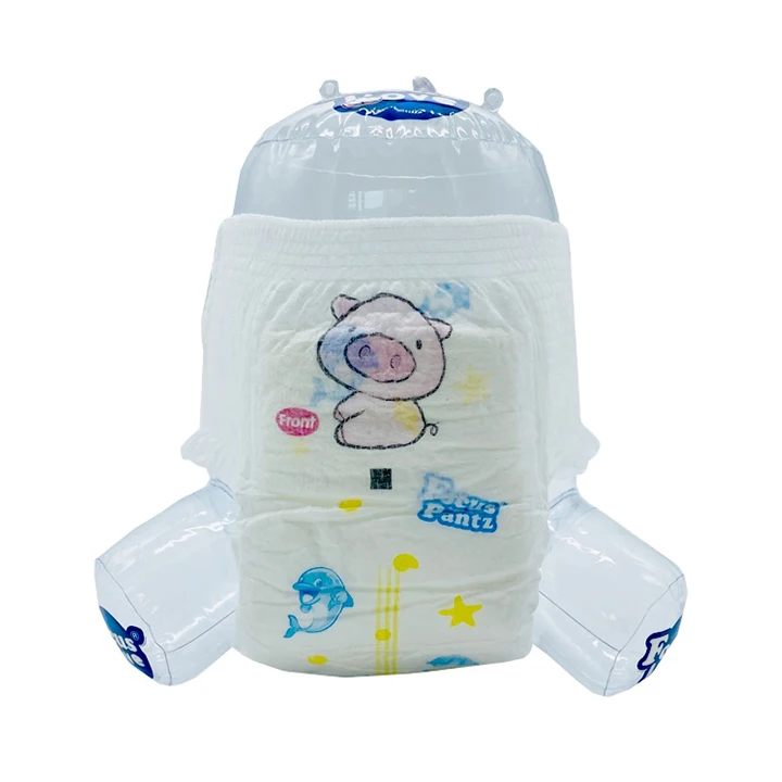 Baby Diapers Cheap Competitive Price Comfortable Big Elastic Waistband Diaper Pants Baby Pull Up