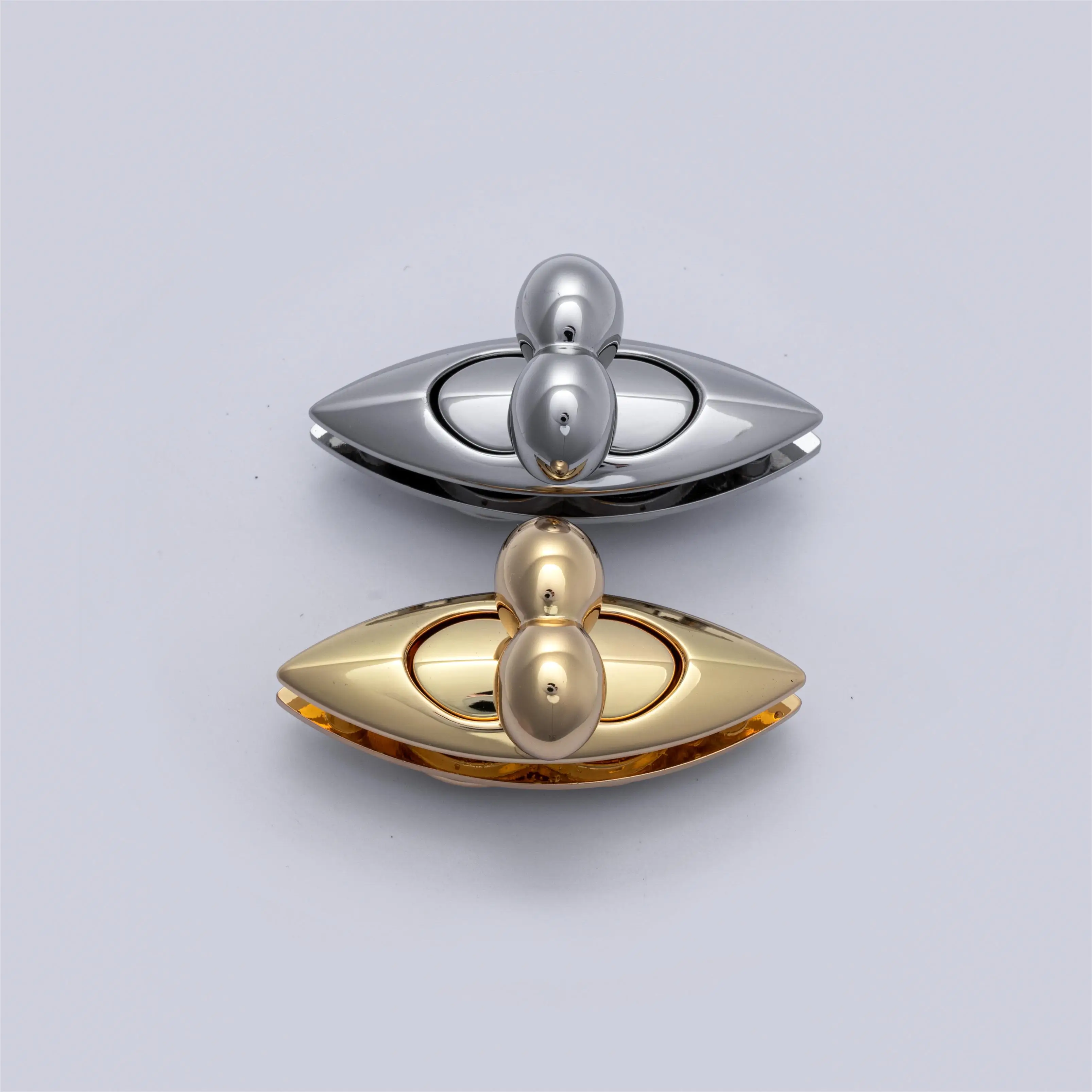 Metal Bag Turn Lock Twist Lock Clasp Leather Craft Women Handbag Shoulder Bag Oval Shape Metal Bag Twist Turn Lock Suppliers