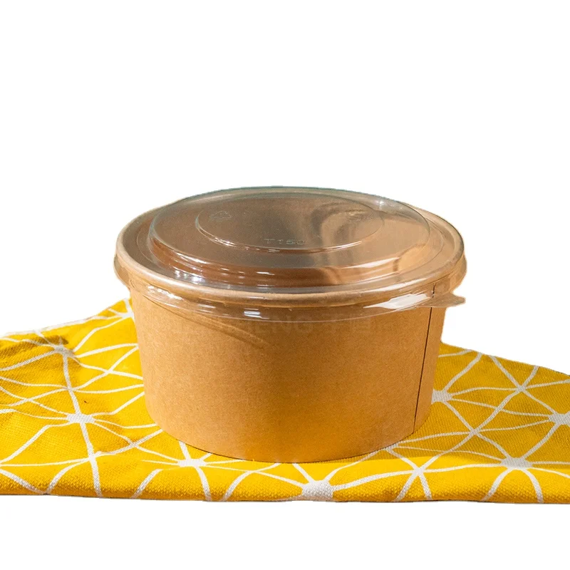 Manufacturer directly sale paper boxes kraft bowl 1100ml paper boxes to go