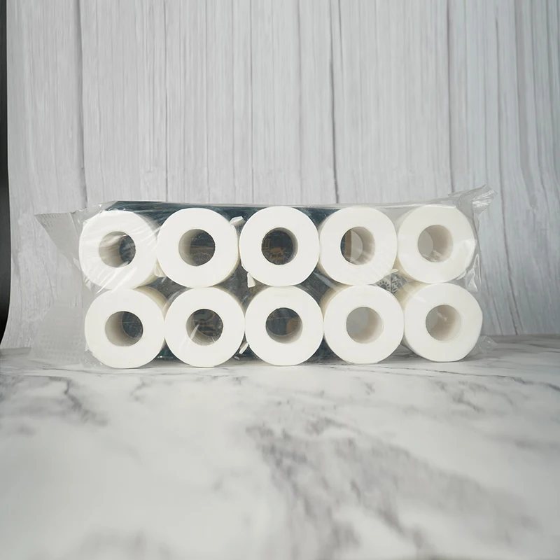 Wholesale Price White Black Luxury 2ply Commercial Soft Papel Higienico Bamboo Sanitary Toilet Tissue Paper Roll
