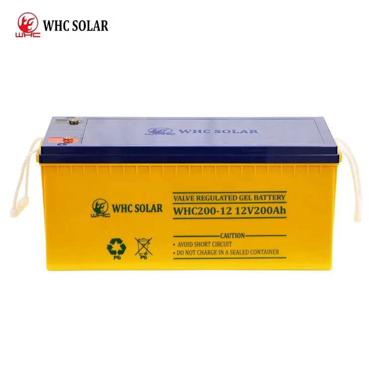 Portable Solar Battery Solar Panel Batteries Factory Deep Cycle Long Life Ups 12 Volt 24 Volt Lead Acid 12v 100ah 200ah Free