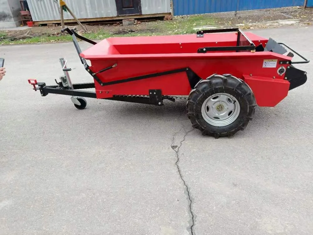 Small farm manure throwing truck hanging ATV