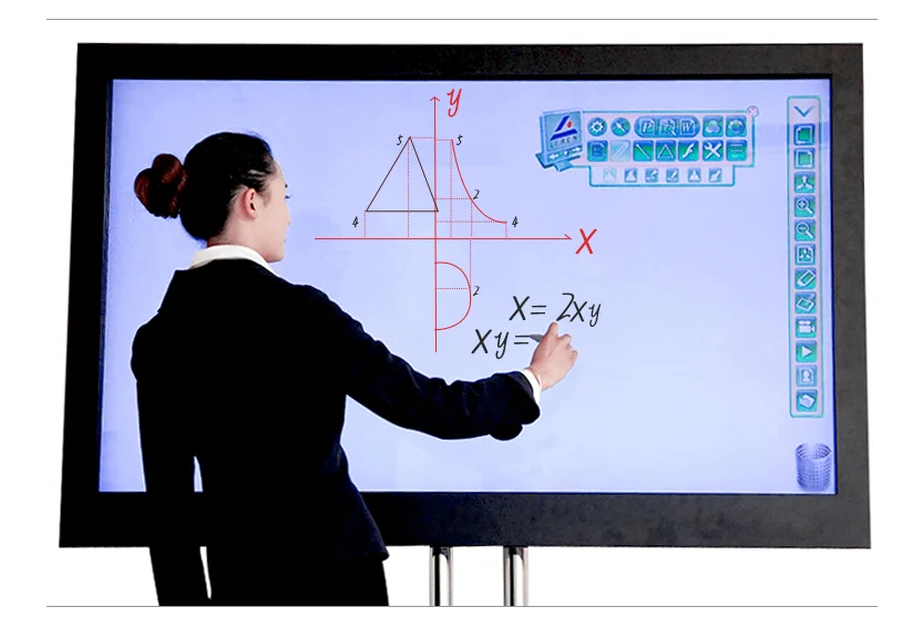 65inch 4k touch screen panel smart board Digital Multi Touch Electronic interactive Whiteboard