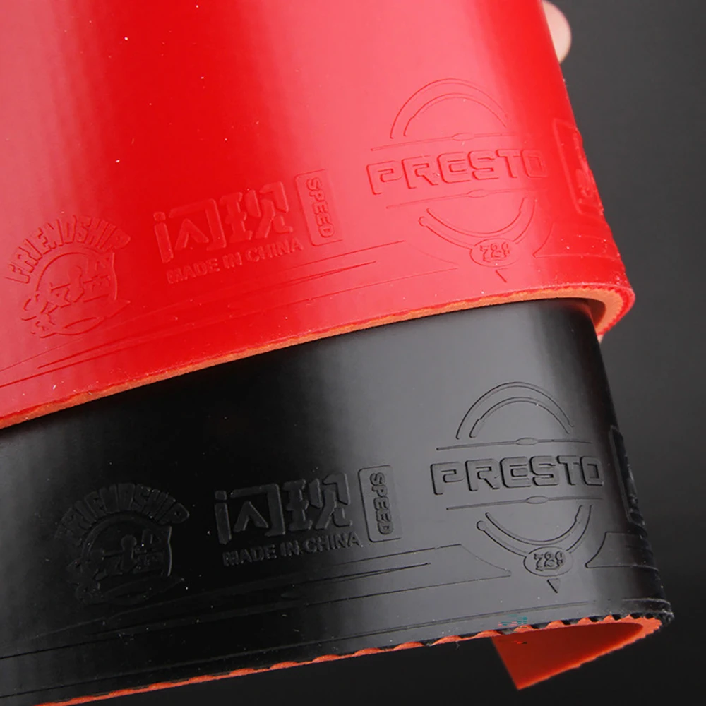 Friendship high quality ittf table tennis rubber 729 table tennis rubber professional table tennis racket rubber presto max spin