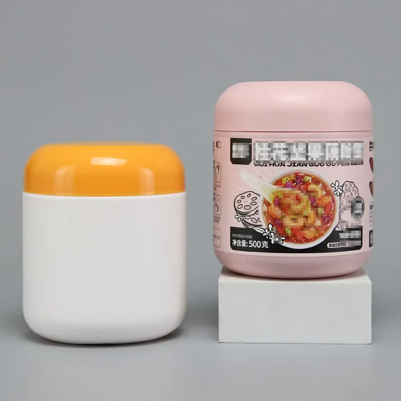 Customized Size PE Plastic Fitness Crowd Candy Capsule wholesale plastic bottle protein powder jar 32oz for Packaging Use