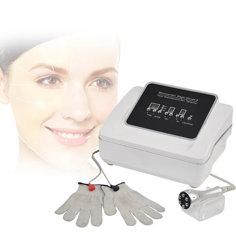 Microcurrent Estetica guantes proteccion radio frecuencia electric gloves to give facial massage glove