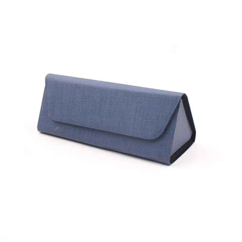PU leather folding eyeglasses case for sunglasses reading glasses optical frame