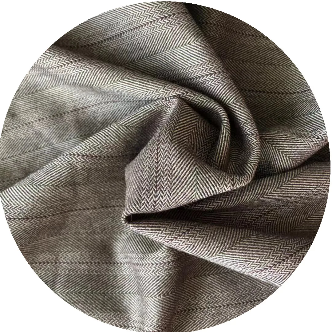 Оптовая продажа, жаккардовая окрашенная пряжа, тканая Елочная саржа, TR пальто, куртка, брюки, ткань