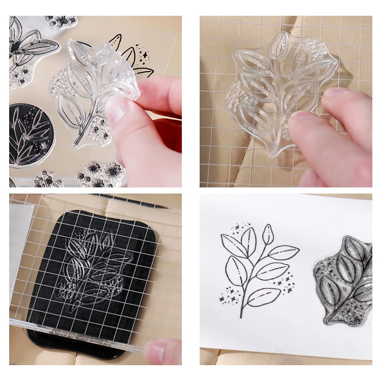 Transparent Clear Rubber Silicone Stamp for DIY Scrapbooking Photo Album Decorative