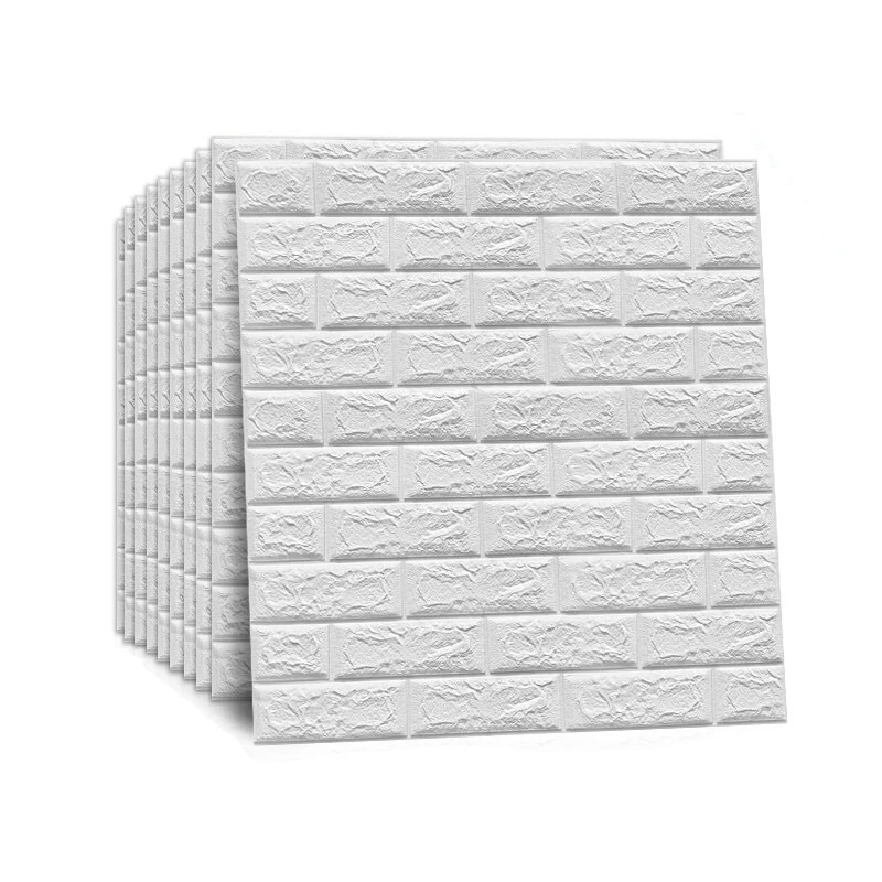 hot selling 3d foam wallpaper brick wall for bedroom wood wallpaper sticker for bar coffee hotel wall decoration