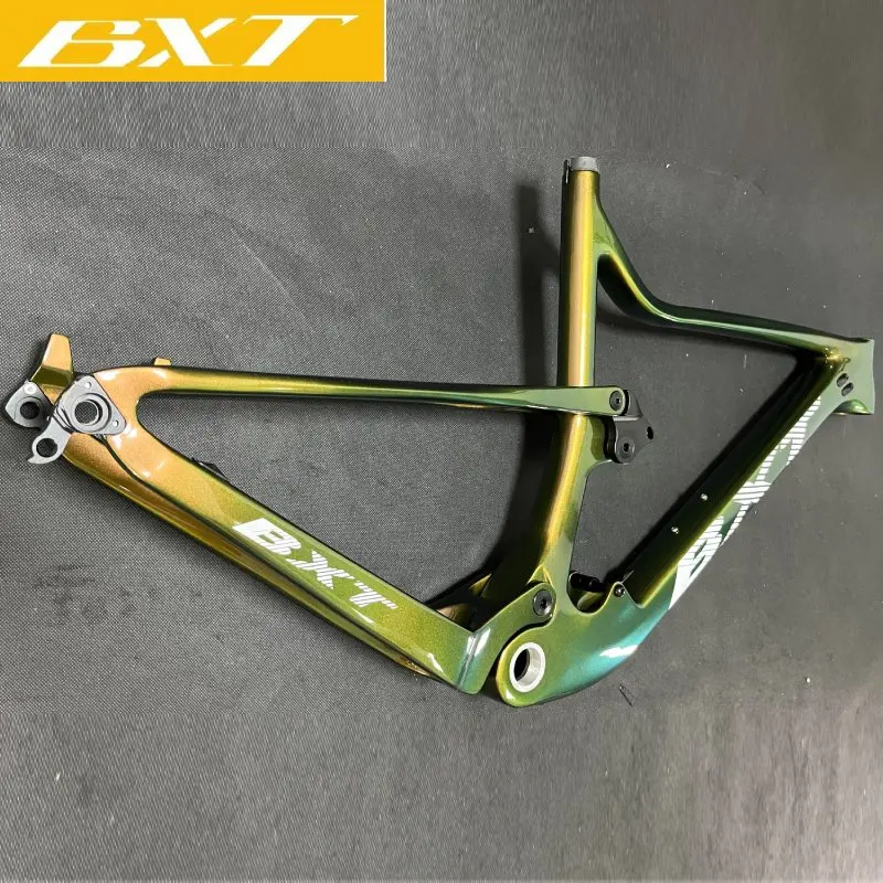 MTB Full Suspension Carbon XC Frame 29er Boost 148*12mm Travel 100mm Big Size Disc Brake 29 Inch MTB Frame Carbon