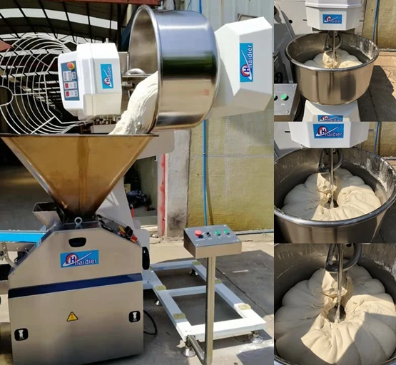 Haidier Automatic Tipping Dough Mixers Removable Bowl Spiral Mixers