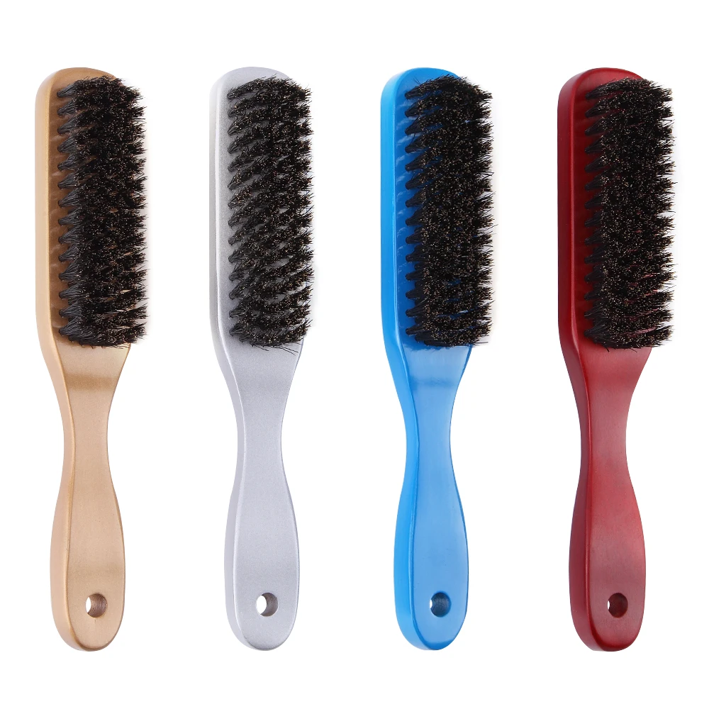 Logo custom professional hair salon fashion oil head shape bristle shape brush