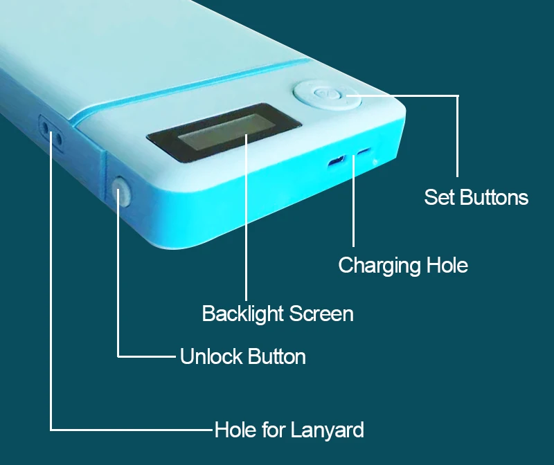 New Arrival Isolator plastic Timed Lock Storage Box Portable Lock Box Safe smart phones auto timer Timed lock box for cell phone