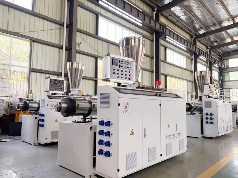 Plastic pipe winding machine PE Pipe Double Winder pipe production extrusion line