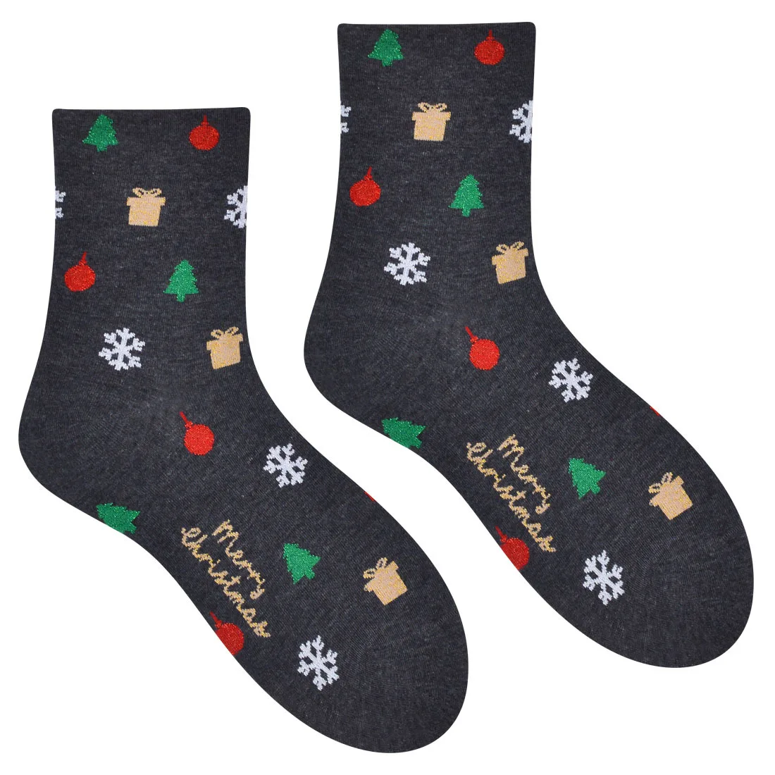 2024 Wholesale Cotton Jacquard Christmas Cheap Quality Socks Hot Xmas Dresses Socks For Unisex