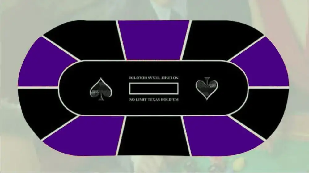 Texas poker card game playmat casino table top rubber mat personalized big gambling table mat