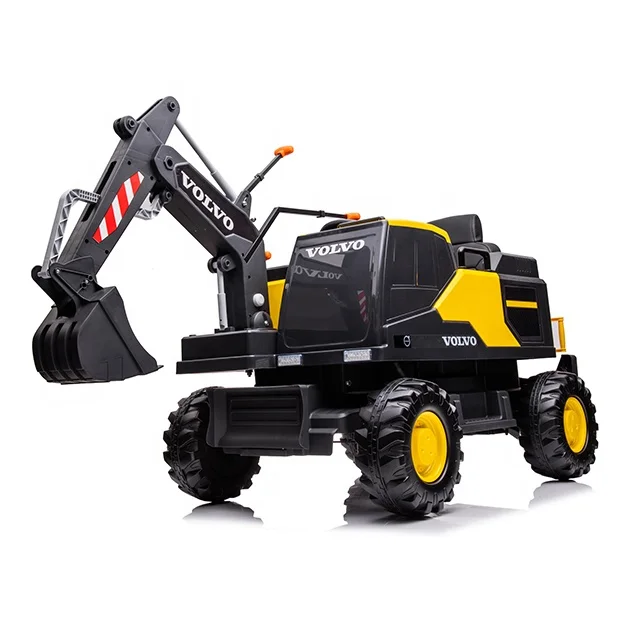 Licensed VOLVO Battery operated 12v electric toy remote control  ride on kids excavator for children