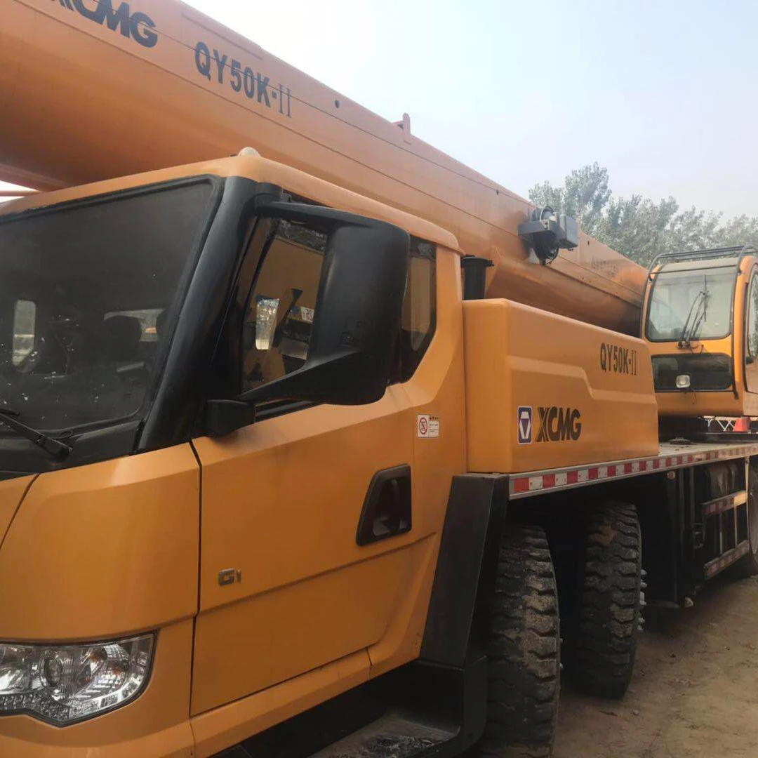 X CMG QY50K used truck crane China mobile crane price 50ton
